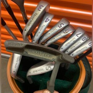 Taylor made golf clubs. Burner midsize iron set 3-pw.